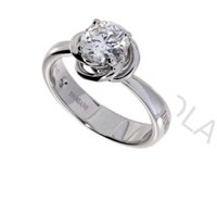 Anello Damiani Donna Bocciolo in Oro bianco Diamante 0.70 Ct 81091928 - 81091928